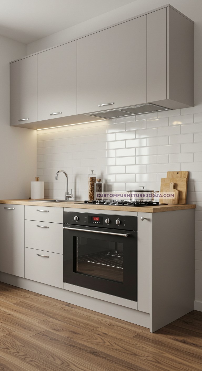 Jasa pembuatan kitchen set kecil custom berkualitas di Jogja