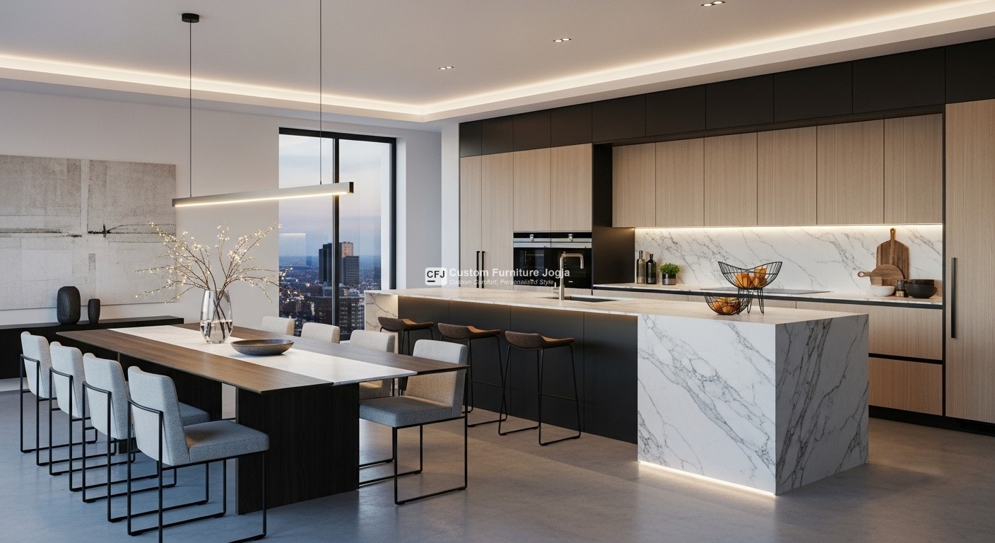 custom furniture kitchen set dan ruang makan jogja